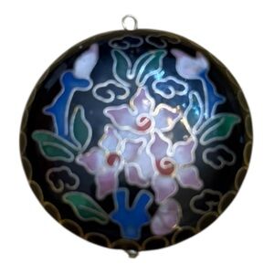 Vintage Cloisonne Flower Pendant‎